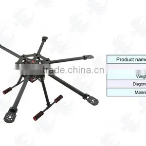 Hexa-rotor Copter Carbon Fiber Frame Foldable, FPV Hexacopter Multicopter RC Flight Model Aerial Photography thumbnail-2