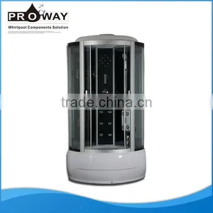 Corner Place Free Standing Portable Enclosed Cabin Glass Bathroom Shower Room thumbnail-1