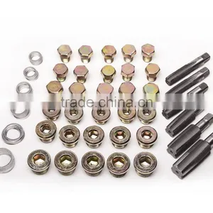 114PCS OIL PAN SUMP DRAIN PLUG THREAD GARAGE WORKSHOP RACE DRIFT REPAIR KIT thumbnail-3