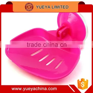 Pure Color Suction Cup Soap Dish Sopa Holder-Rosy thumbnail-1