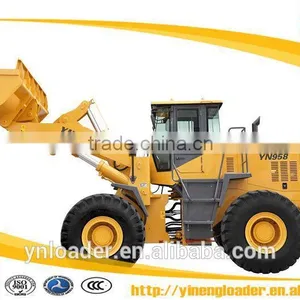 ZL50 Yineng Loader Shan Dong Cat Engine YN958G Wheel Loader With Grass Grasper /clamp Shan Dong thumbnail-1