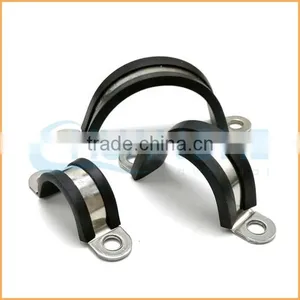 China Manufacture Best Quality Rubber Loaded Fixing Hose Clamp thumbnail-3