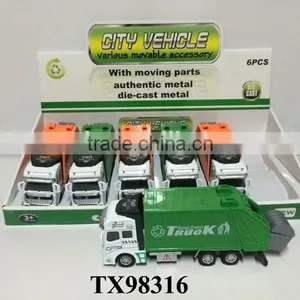 Toy Plastic Garbage Can, Toy Garbage Trucks, Garbage Toy Truck thumbnail-6