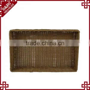 Handwoven Food-safe Accept OEM Large Size Basket Supermarket Display Shelves for Vegetable thumbnail-3