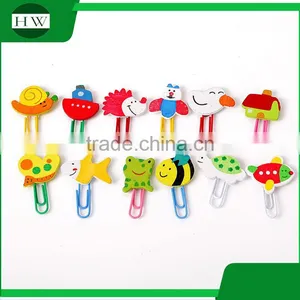 Office Stationery Personalized Wooden Cartoon Animal Paper Clip Holder thumbnail-5