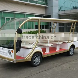 Factory Direct Sale Good Quality Resort Tourist Electric Bus thumbnail-1