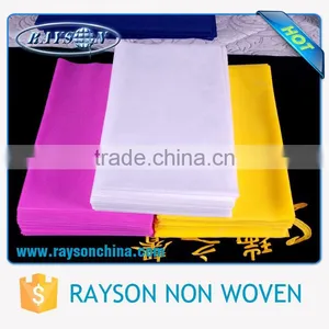 Wholesale Various Color Cheap Fancy Elegant Nonwoven Fabric to Make Tablecloths thumbnail-4