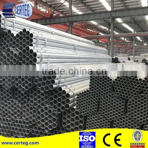 Galvanized Round Mild Steel Pipe High Quality thumbnail-1