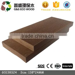 Balcony Floor Covering Composite Outdoor Decking Anti-uv Solid Wpc Walkway Decking Board thumbnail-3