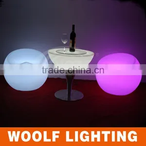 Small MOQ Color Changing Rechargeable Illuminated LED Salon Furniture thumbnail-1