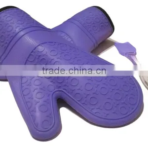 FDA High Quality Heat Resistant Silicone Bbq Oven Mitt thumbnail-1