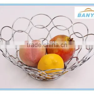 Stainless Steel Fruit Basket Kitchen Fruit Basket Kitchen Storage Rack thumbnail-5