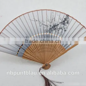Chinese Traditional Fashion Summer Foldable Bamboo Fan thumbnail-4