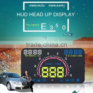 Latest Automotive E350 5.8" Inch Car OBD2 Headup LED OBD2 Display HUD thumbnail-1