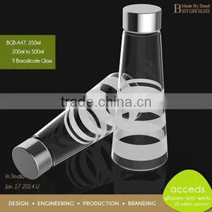 Eco-Friendly Pyrex Glass Mini Milk Bottles Wholesale thumbnail-3