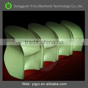 Cheap Wedding Plastic Led Bar Chair for Wholesale thumbnail-2