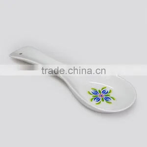 Wholesale Promotional Ceramic Fashionable Spoon Rest With Decal Printing thumbnail-1