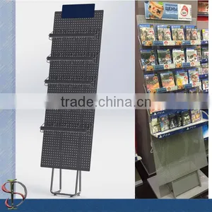 Floor DVD Stand With Metal Shelves thumbnail-1