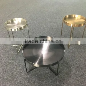 Latest Hot Item Furniture Metal Iron Folding End Side Coffee Table thumbnail-5