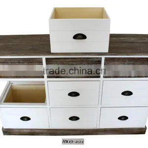 Furnitures of House Shabby Chic Furniture Antique Appearance Wooden Cabinet thumbnail-1
