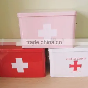 Household Metal First-Aid Kits / Medicine Storage Case / Emergency Box / Pill Container thumbnail-1
