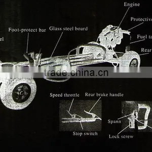 China Made Gas Scooter Gas Skate Board:factory Outlets 4 Stroke 49cc Gas Skateboard thumbnail-5