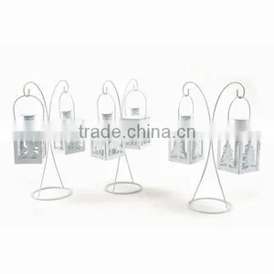 Metal Stand With Two Christmas Tree Lantern thumbnail-3