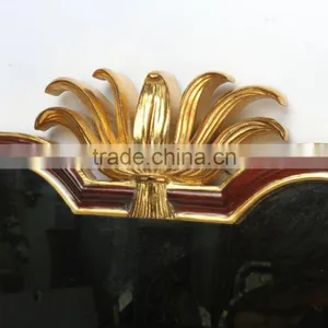 Home Decor Ideas Brown And Gold Console Table thumbnail-6