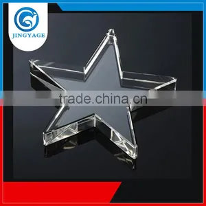 Jingyage Top Quality Crystal Star Plaques and Awards Shining Star Trophy Glass Star thumbnail-1