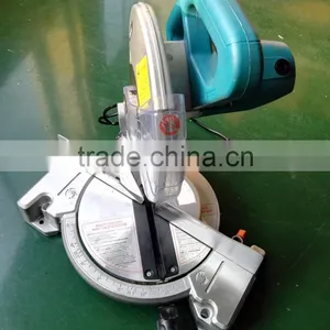 255mm 10in 1650w Power Wood/Aluminum Cutting Cut Off Machine Portable Electric Compound Bench Miter Saw thumbnail-6