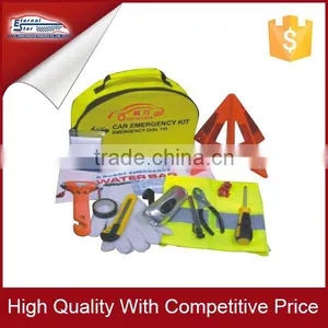 Yellow Round Type Aid Kit for Car thumbnail-1
