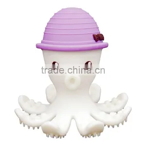 ICTI-Certified Safe Octopus Baby Teething Toy thumbnail-3