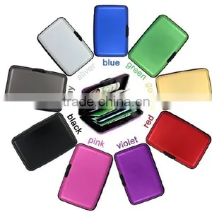 Aluminum Credit Card Holder Protect From RFID Scanning Card Holder thumbnail-1