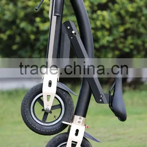 2017 New 350w EBike Black Folding Electric Scooter thumbnail-2