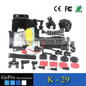 Free Sample Hot Selling Cheap 35 in 1 Products Kit for Gopros Heros 4 Accessories Kit Mount thumbnail-3