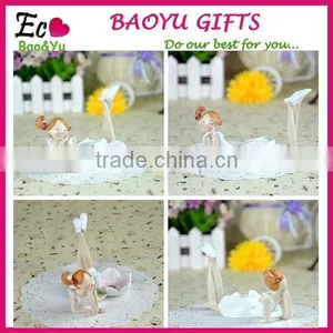 European Style Flower Fairy Candle Stand Lying thumbnail-1