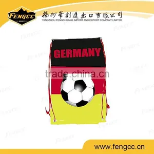 Custom Sports Bags Football Team Bags German Flag Folding Drawstring Bag thumbnail-1