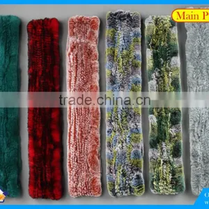 High Quality Knitted Rex-Rabbit Scarf thumbnail-4