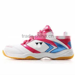 Indoor Table Tennis Shoes Sneakers for Female High Quality, Women Badminton Shoes Sport Brand Name Made in Jinjiang Factory thumbnail-1