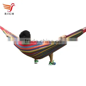 T24 Cotton Canvas Portable Camping Double Hammock thumbnail-3