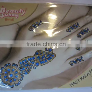 CRYSTAL Henna Tattoo Glitter Sticker Hand Bindi thumbnail-1
