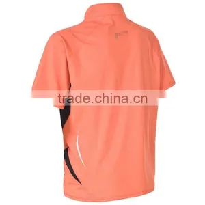 Men's Half-zipper Polyester Dri Fit Short Sleeve T-shirt thumbnail-2