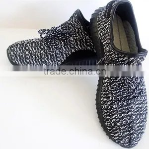 EVA Insole Black and White Mesh Men Sport Shoes thumbnail-3