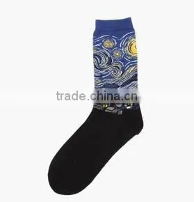 Wholesale New Design Art Socks Stock Items Socks/women Sock thumbnail-2
