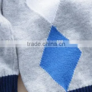 Juniors Cardigan Sweaters Children Boys Argyle Cardigan Sweater thumbnail-3