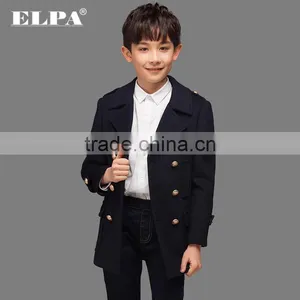 ELPA Warm Boys Clothes Handsome Boys Tan Wool Coat thumbnail-4