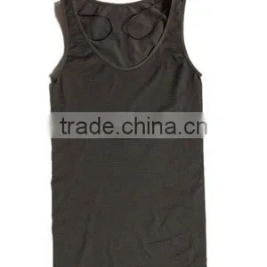 Grey Stripe Seamless Tube Top thumbnail-1
