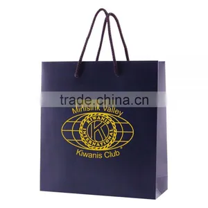 Matte Laminated Eurotote Shopping Bag - Features Cardboard Bottom, Dimensions Are 6" x 3.5" x 6.5" and Comes With Your Logo. thumbnail-1