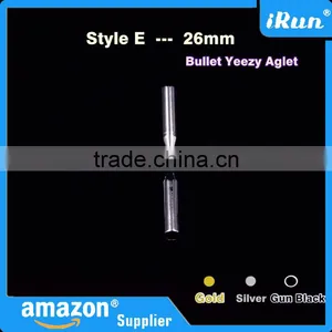 (MOQ:100pcs) 26mm Yeezy Lace Bullet Metal Tips for Sneaker Shoes - Metal Aglets Shoelaces Tips Replacement for Air Yeezy Shoes thumbnail-5
