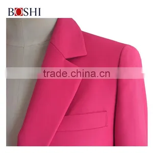 Blazer Women Latest Designs Ladies Suit Woolen Red Women Tuxedo Suits thumbnail-4